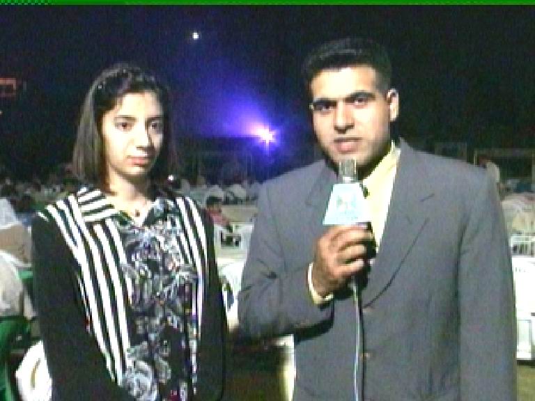 TV interview - Iraq reconstruction coverage