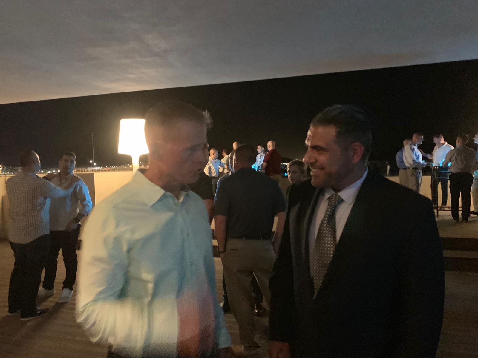 With Lt. Gen. Carl E. Mundy III, MARCENT Commander
