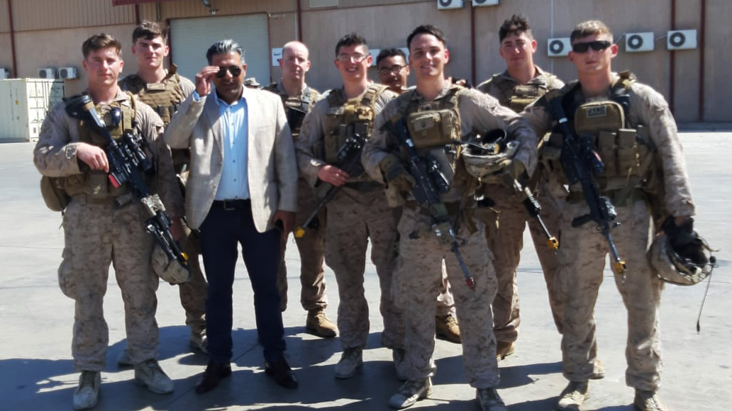 With US Military