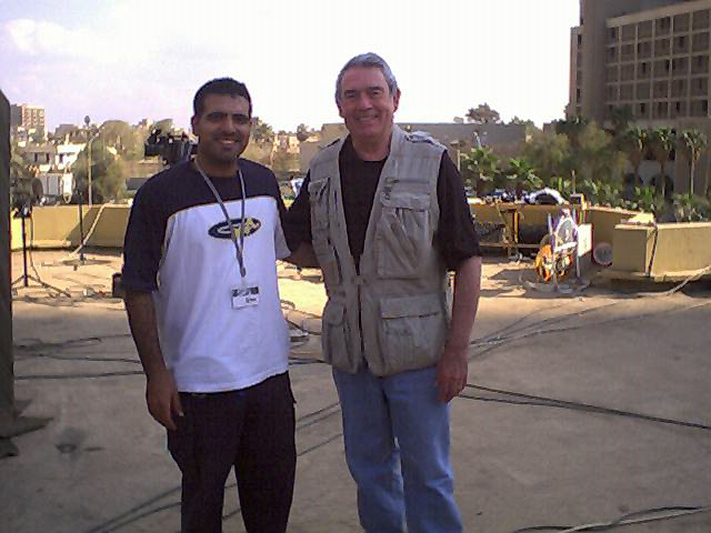 Ali Al-Janabi with Dan Rather